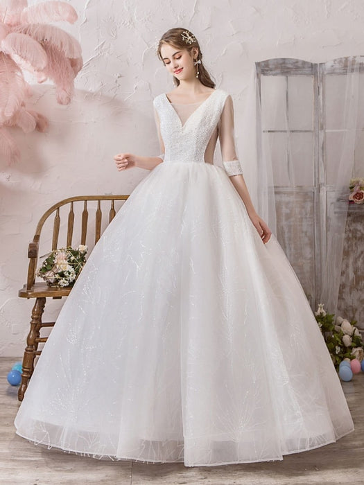 Precious Long Sleeve Beading Sheath Wedding Dress | Wedding dress long  sleeve, Cheap wedding dress, Luxury wedding dress